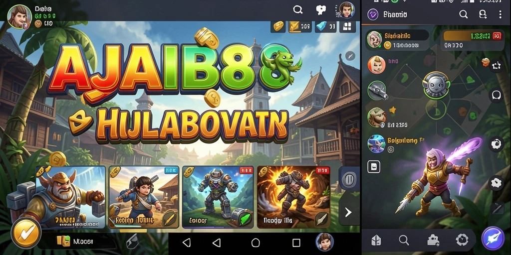 Tampilan antarmuka AJAIB88 yang intuitif dan modern.