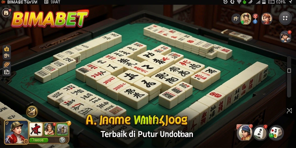 Tangkapan layar gameplay seru <strong>BIMABET</strong> dalam permainan Mahjong.