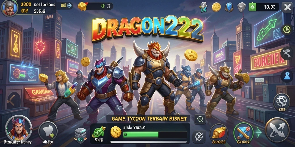 Tangkapan layar menarik dari gameplay Tycoon DRAGON222.