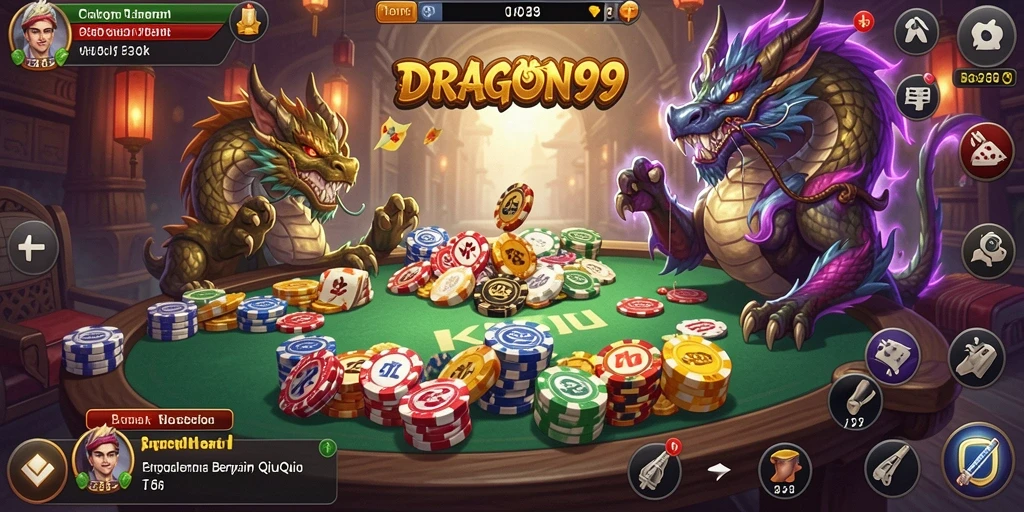 Tampilan gameplay DRAGON99 yang mendebarkan dan interaktif.