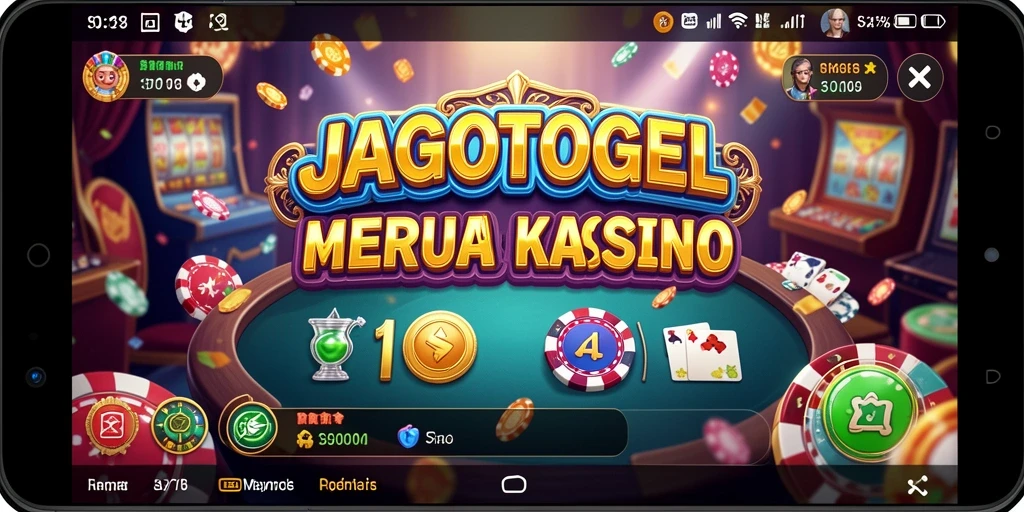 Tampilan menarik JAGOTOGEL dengan aksi gameplay Kasino.