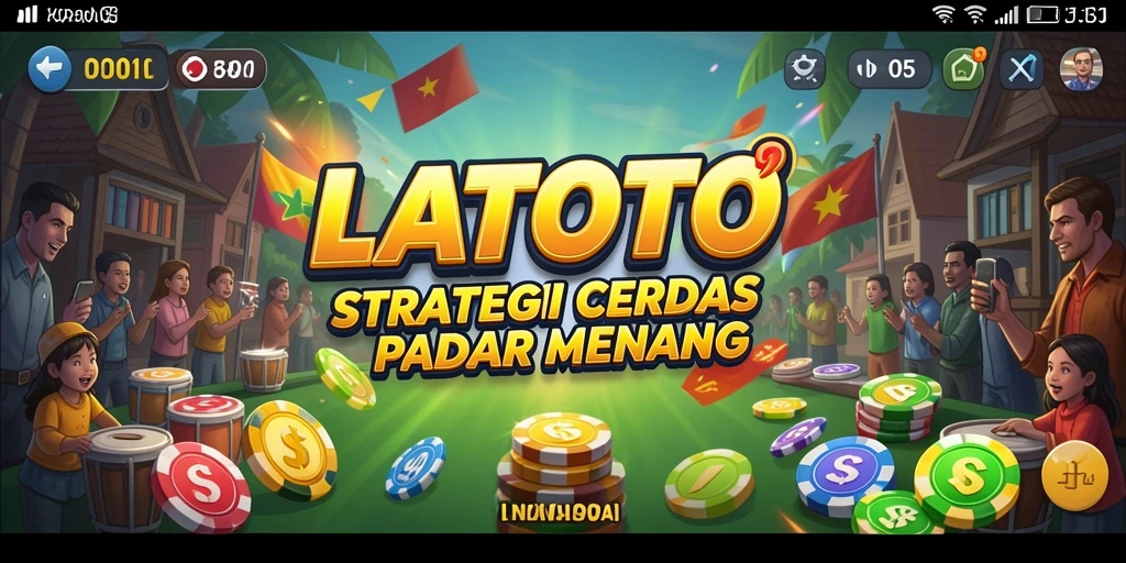 Screenshot LATOTO menampilkan aksi pertempuran yang intens dan strategi mendalam.