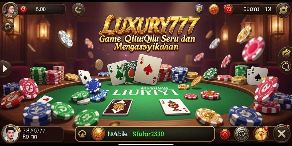 Gameplay seru QiuQiu di LUXURY777 yang menantang.