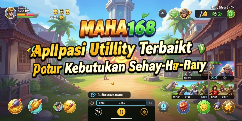 Tampilan antarmuka utama MAHA168 yang intuitif dan mudah digunakan.