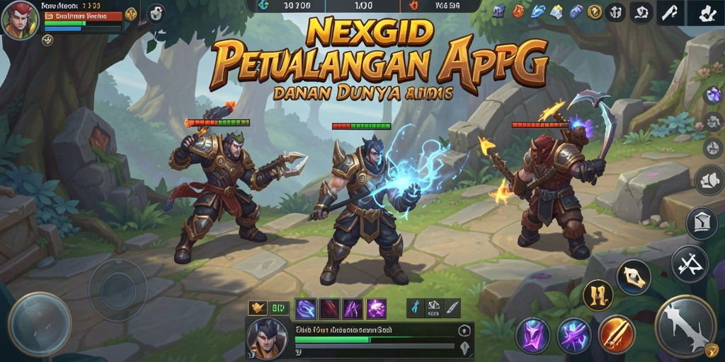 Tampilan luar biasa dari gameplay ARPG di NEXGID.