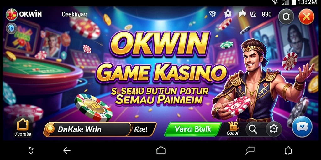 Tampilan gameplay Kasino yang memukau dan menghibur di OKWIN.