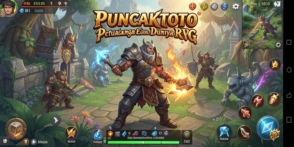 Tampilan gameplay PUNCAKTOTO yang memukau dan penuh aksi.