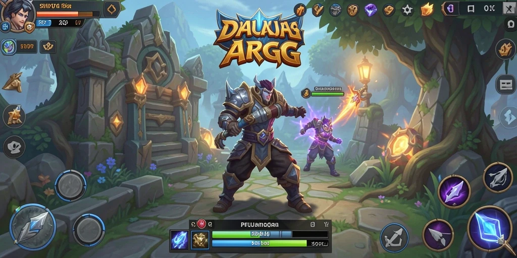 Tangkapan layar gameplay SVIP6 dengan aksi pertempuran ARPG yang seru.