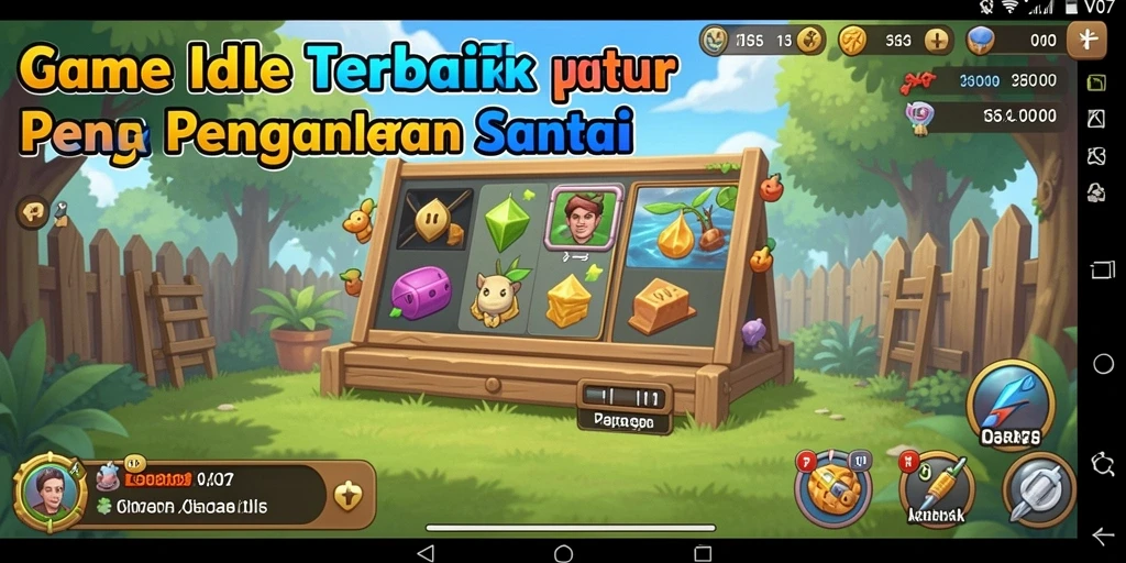 Tampilan gameplay V07 yang menarik dan adiktif.